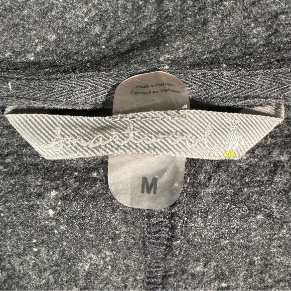 Smartwool Black Two Button Cardigan Sweater Wrap Wool Blend - Picture 5 of 6